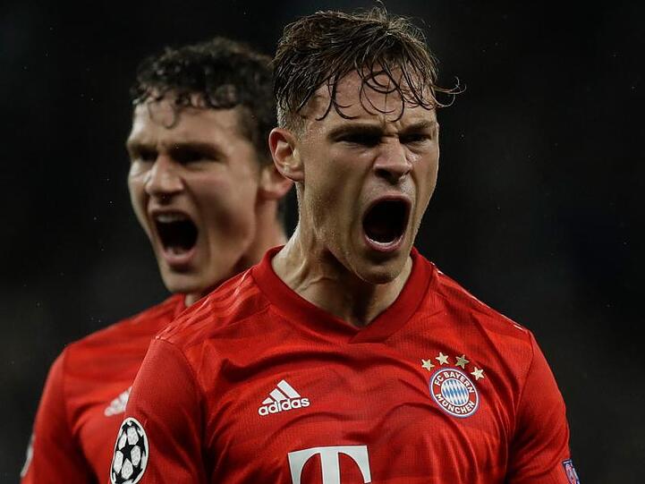 Joshua Kimmich (r) zeigte in London eine überzeugende Leistung.