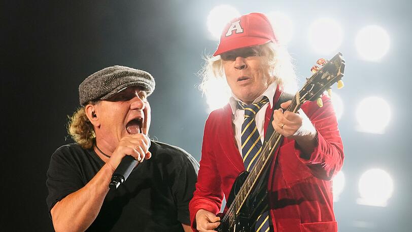 Die Rockband AC/DC, hier in Kalifornien, tritt im August in Karlsruhe auf. (Archivbild)
