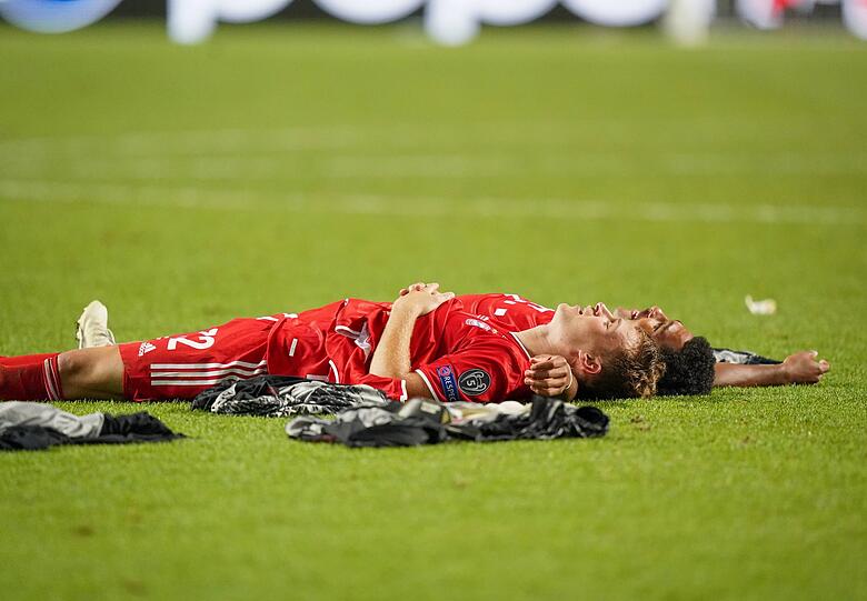 Was für eine Geschichte: Serge Gnabry und Joshua Kimmich wurden gemeinsam beim VfB Stuttgart ausgebildet und kennen sich schon seit der D-Jugend - nun dürfen sich beide Champions-League-Sieger nennen.