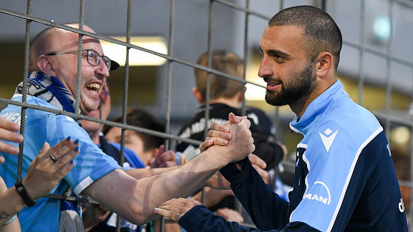 "Heute hat es geklappt", sagt Doppelpacker und Matchwinner Efkan Bekiroglu nach dem 3:0 über Zwickau.