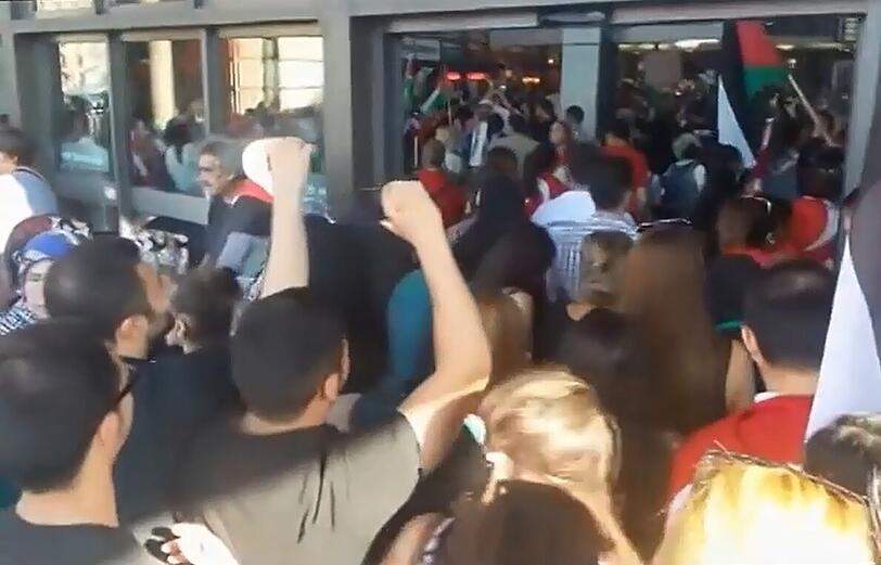 "Juden ins Gas!" Muslimische Demonstranten im vergangenen Jahr in Nürnberg.