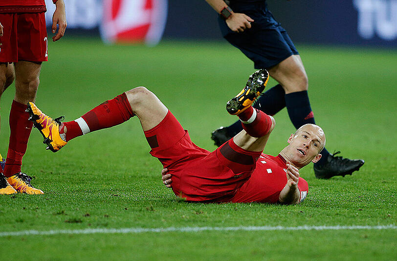 Arjen Robben laboriert derzeit noch an einer Adduktoren-Verletzung. Seinem Vater zufolge sind die Beschwerden allerdings nicht so schlimm, wie zuletzt noch vermutet.