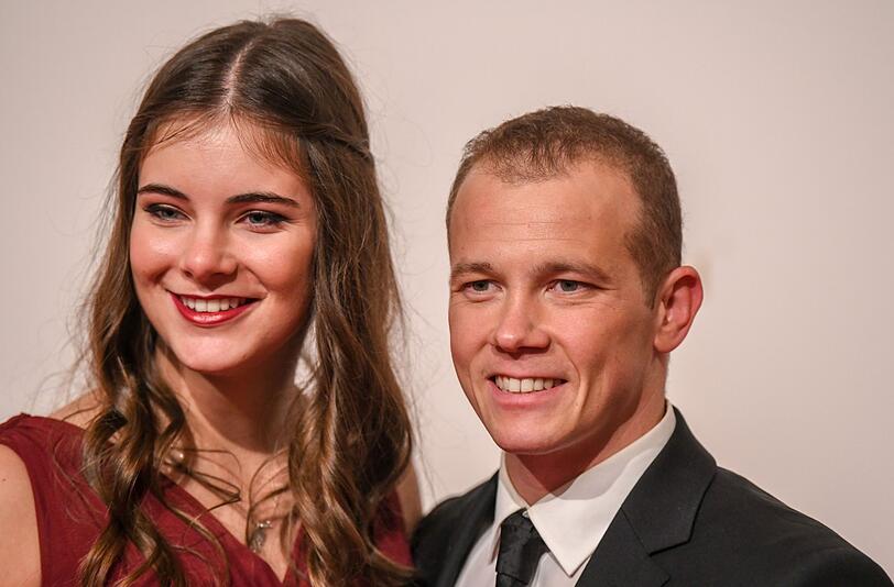Der ehemalige Turner Fabian Hambüchen und seine Freundin Nina.