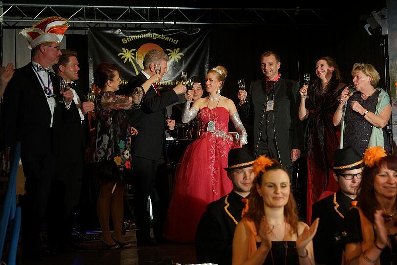 Inthronisationsball des 52. Moosacher Prinzenpaares Michael II. und Martina I. mit Dieter Reiter (SPD).