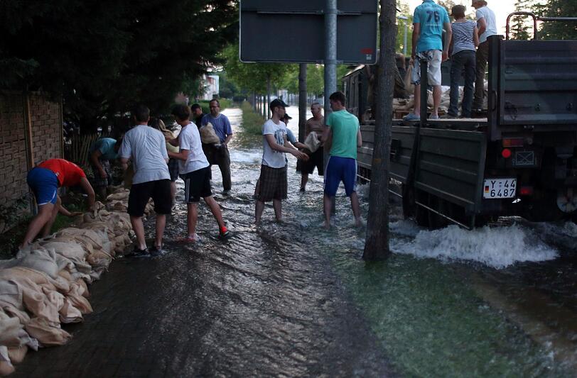 Die aktuellen Hochwasser-Bilder aus Magdeburg