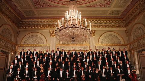 Das Bayerische Staatsorchester im Königssaal des Nationaltheaters.