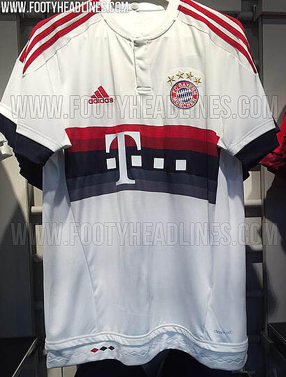So sieht wohl das neue Auwärtstrikot des FC Bayern aus.
