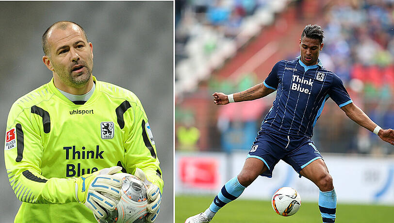 Gabor Kiraly und Rubin Okotie werden sich am Dienstag auf dem Platz treffen. Zwei 1860-Generationen. Gabor Kiraly und Rubin Okotie werden sich am Dienstag auf dem Platz treffen. Zwei 1860-Generationen.