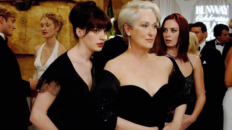 Anne Hathaway und Meryl Streep im Film "Der Teufel trägt Prada"