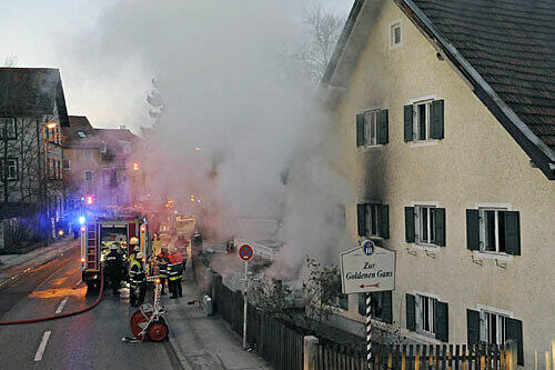Im Erdgeschoss des Wohnhauses in der Planegger Straße hat es gebrannt.