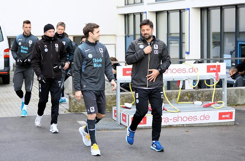 Der Trainingsauftakt der Löwen.