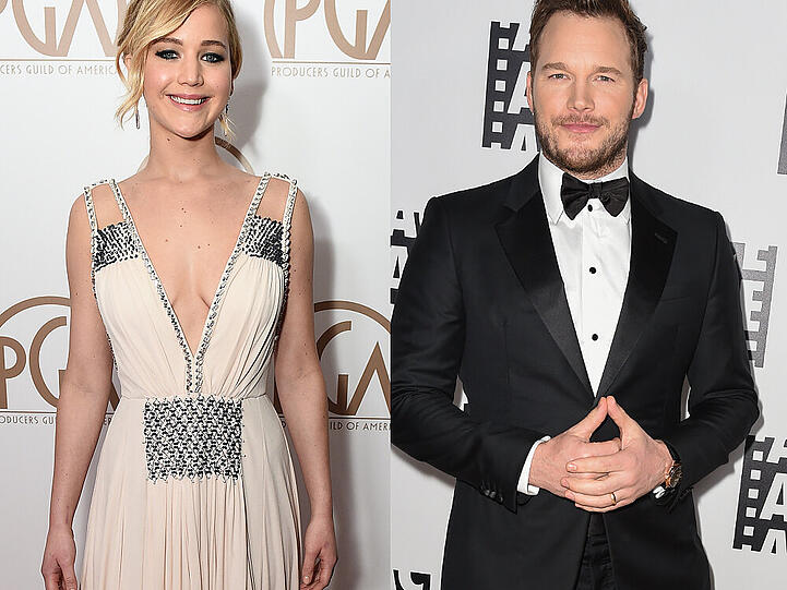 Sind Jennifer Lawrence und Chris Pratt bald als Liebespaar zu sehen?