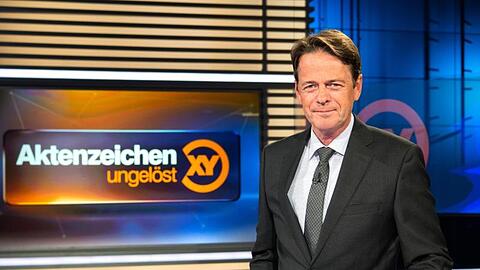 Rudi Cerne, Moderator der Sendung "Aktenzeichen XY". Foto: Sina Schuldt/dpa/Archivbild