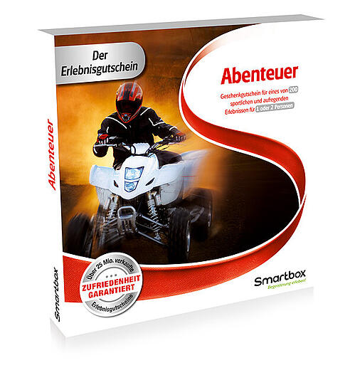 200 actionreiche Erlebnisse enthält diese Geschenkbox.