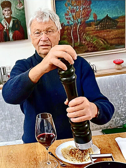 Gerhard Polt hat sich das Rezept fürs Buch ausgesucht.
