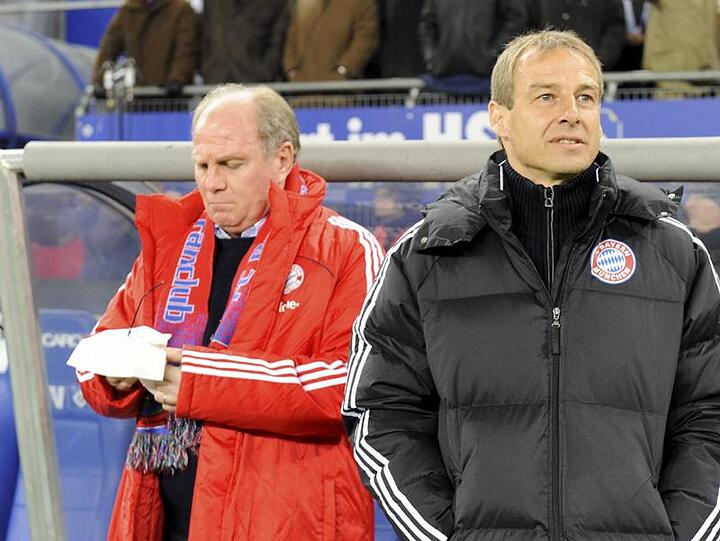 Durchblick und Vision: Manager Uli Hoeneß (l.) und Bayern-Trainer Jürgen Klinsmann - noch immer eine Einheit?