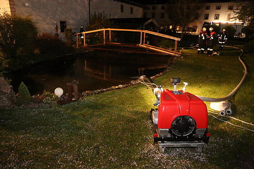 Bilder vom Großbrand in Engelsberg.