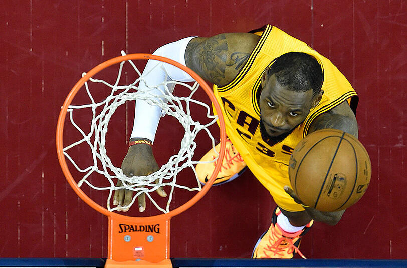 Der Superstar bei den Cleveland Cavaliers: LeBron James.