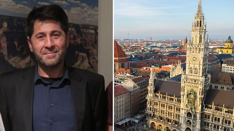 Cetin Oraner von Münchens neuester Wählergruppe "Zusammen Bayern" tritt bei der Kommunalwahl an.