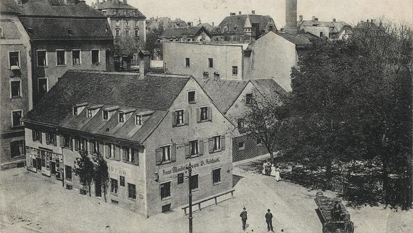 Der Maibräu auf einer Postkarte aus dem Jahr 1910. Der Maibräu auf einer Postkarte aus dem Jahr 1910.