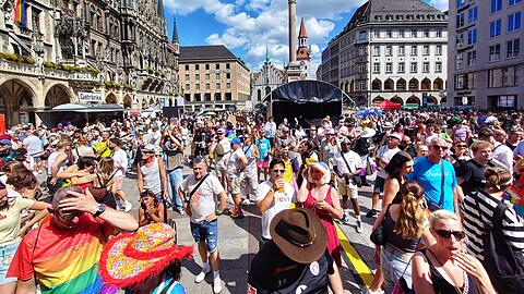 Hier soll Schluss sein: Der Marienplatz verliert das CSD-Stra&szlig;enfest.