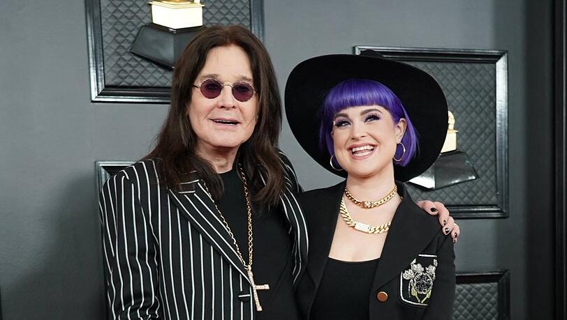 Ozzy Osbourne mit seiner Tochter Kelly im Jahr 2020.