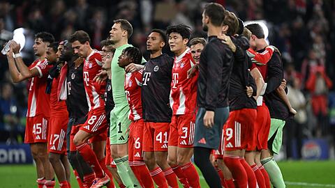 Die Bayern kommen aus dem Jubeln nicht mehr heraus.