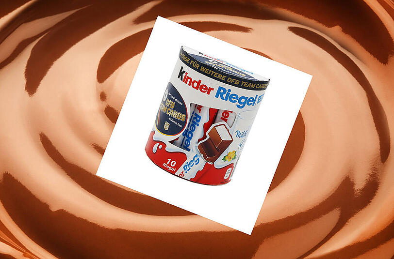 Süß, aber gefährlich: Foodwatch hat in den Ferrero Kinder Riegeln die höchste Mineralölbelastung gefunden.