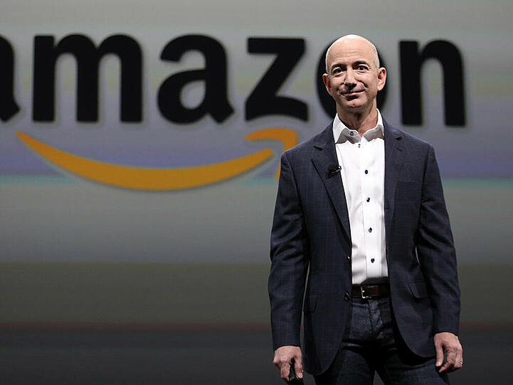 Mit Amazon auf Erfolgskurs: Firmengründer Jeff Bezos.