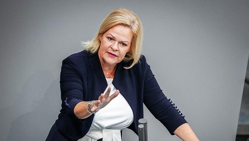 Bundesinnenministerin Nancy Faeser wünscht sich eine europäische Lösung in der Migrationspolitik.
