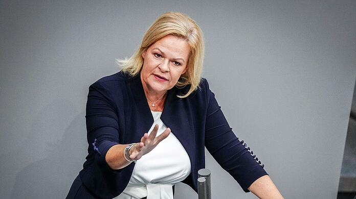 Bundesinnenministerin Nancy Faeser wünscht sich eine europäische Lösung in der Migrationspolitik.