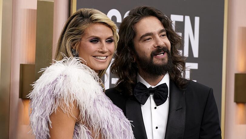 16 Jahre auseinander und trotzdem glücklich - warum auch nicht? Heidi Klum (Jahrgang 1973) und ihr Mann Tom Kaulitz (Jahrgang 1989) auf dem Roten Teppich bei der Verleihung der Golden Globe Awards. 16 Jahre auseinander und trotzdem glücklich - warum auch nicht? Heidi Klum (Jahrgang 1973) und ihr Mann Tom Kaulitz (Jahrgang 1989) auf dem Roten Teppich bei der Verleihung der Golden Globe Awards.