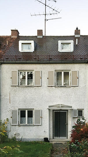 Das alte Haus: Kein Vergleich zu heute.