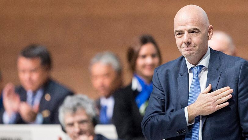 Der gro&szlig;e Moment f&uuml;r Gianni Infantino: Seine Wahl zum FIFA-Pr&auml;sidenten 2016. (Archivbild)
