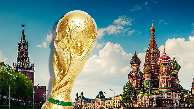 Zentraler Ort in Moskau, der Gastgeber-Hauptstadt der WM 2018: Der Rote Platz. Zentraler Ort in Moskau, der Gastgeber-Hauptstadt der WM 2018: Der Rote Platz.