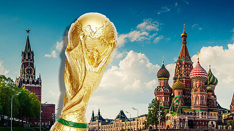 Zentraler Ort in Moskau, der Gastgeber-Hauptstadt der WM 2018: Der Rote Platz.
