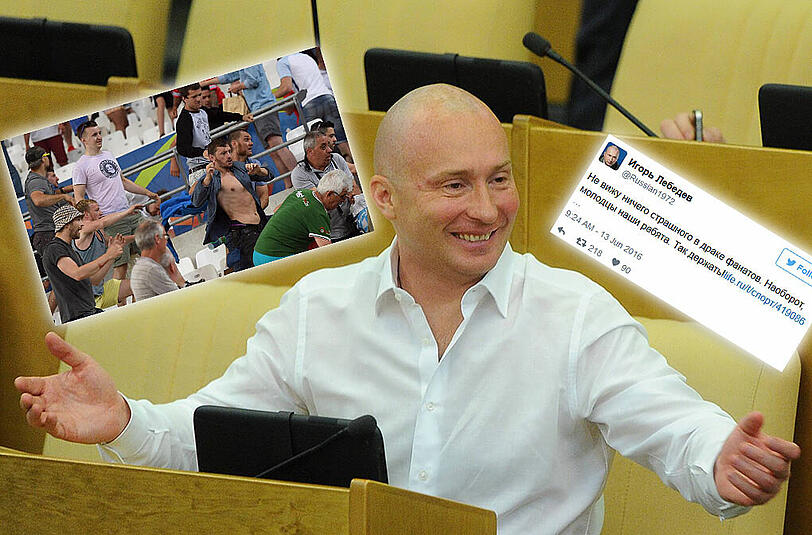 Hooligans? Für Igor Lebedew kein Grund zur Sorge.