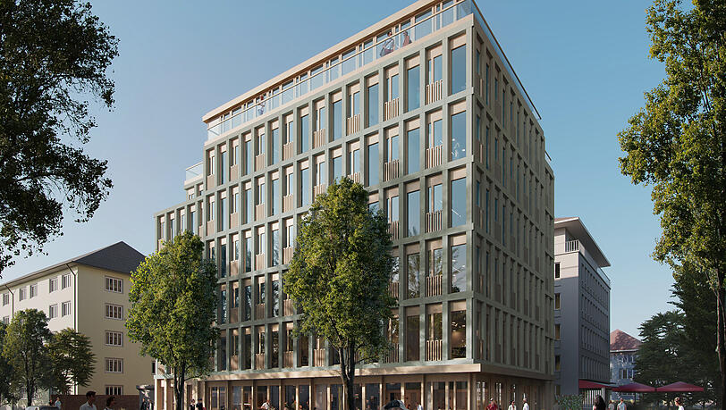 Dieses Gebäude an der Leopoldstraße hat die schwerreiche Erbin bereits 2025 gekauft. Dieses Gebäude an der Leopoldstraße hat die schwerreiche Erbin bereits 2025 gekauft.
