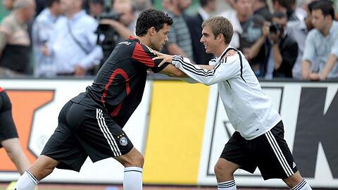 Machtkampf um die Kapitänsbinde: Der Streit zwischen Michael Ballack und Philipp Lahm entbrannte während der WM 2010