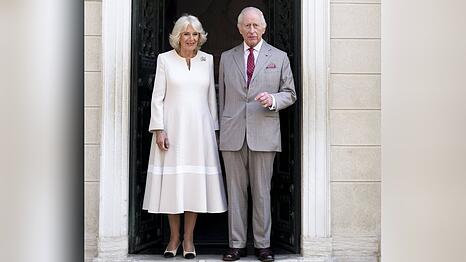 Königin Camilla und König Charles III. beim letzten Staatsbesuch in Italien im April 2025.