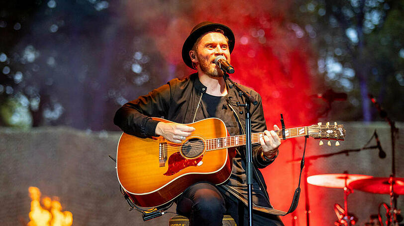 Johannes Oerding bei einem Auftritt in Hamburg