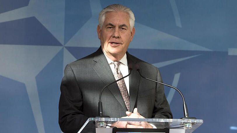 US-Außenminister Tillerson machte erneut deutlich, dass sein Land das Zwei-Prozent-Ziel als verbindlich ansieht.