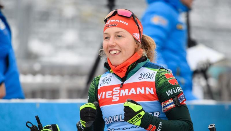 Zurück in der Loipe und gleich im Fokus: Laura Dahlmeier. Zurück in der Loipe und gleich im Fokus: Laura Dahlmeier.