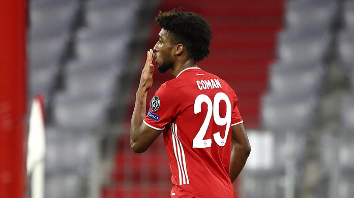Bisher die 29, ab sofort die 11: Kingsley Coman darf sich über eine neue Trikotnummer freuen.