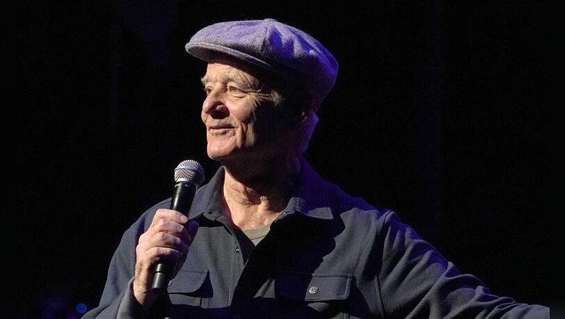 Bill Murray bei einem Benefizkonzert in New York.
