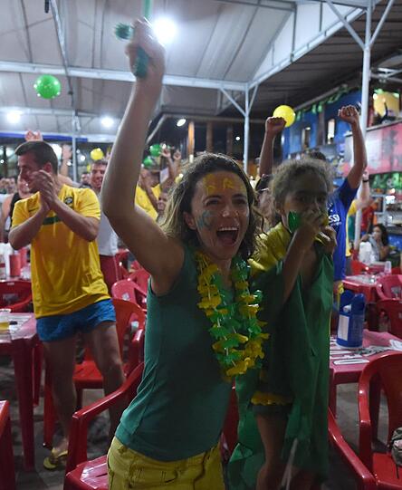 Die Fans der Fußball-WM 2014