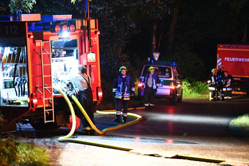 Bei dem Scheunenbrand in Grabenstätt wurde zum Glück niemand verletzt.