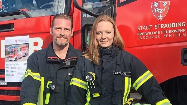 Für Sabrina Semmler war es der erste Einsatz als Feuerwehrfrau.