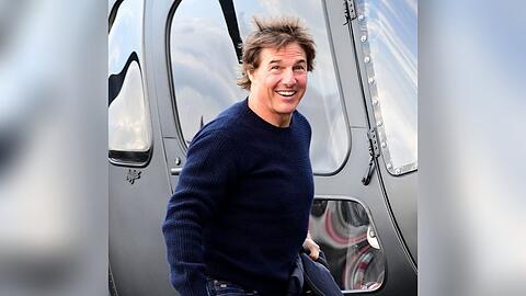 So sieht Tom Cruise irgendwie nicht mehr aus.