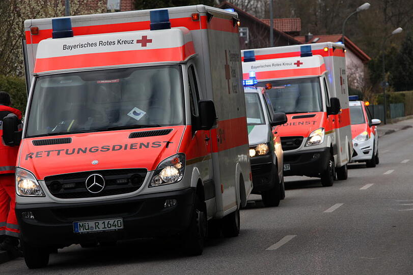 Unfall in Waldkraiburg - die Bilder vom Unfallort.